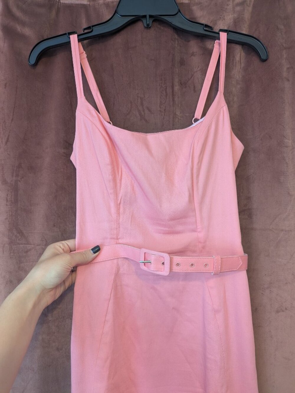 Pink Jayne Wiggle Dress from Pinup Couture, Pinup Girl Clothing (PUG) - Picture 2 of 7